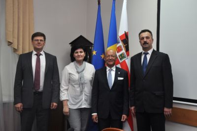 Michael A. Popp în vizită la USMF ”Nicolae Testemițanu”