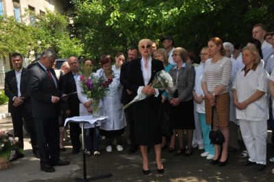 Inaugurarea basoreliefului in memoriam Valentina Halitov