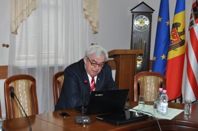 Gh. Duca la USMF "Nicolae Testemiţanu"